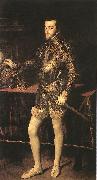 TIZIANO Vecellio King Philip II r oil painting on canvas